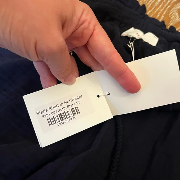 XIRENA Starla Short - North Star navy soft cotton shorts NWT - Picture 8 of 11